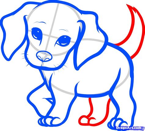 Easy Drawing Of Dogs At Getdrawings Free Download