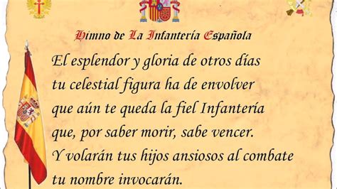Himno De Infantería Española Ejército De España Youtube