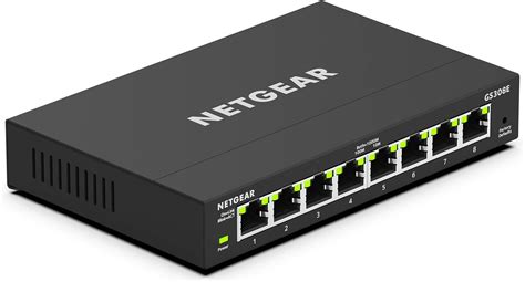 Netgear Gs308e 8 Port Gigabit Ethernet Smart Managed Plus Switch