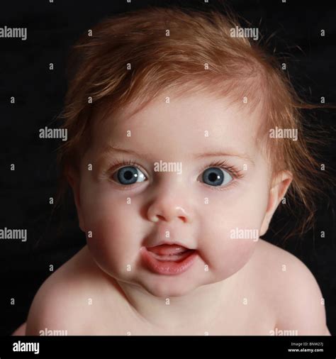 Baby Face Close Up Stock Photo Alamy