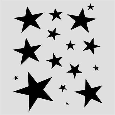 Star Stencil Many Sizes Stars Paint Celestial Craft Art Template 8 X