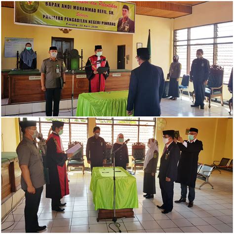 Pengambilan Sumpah Dan Pelantikan Panitera Pengadilan Negeri Pinrang