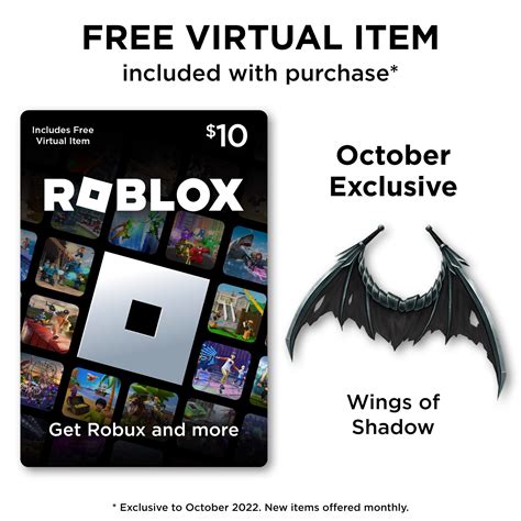 Roblox $10 Digital Gift Card [Includes Exclusive Virtual Item] [Digital
