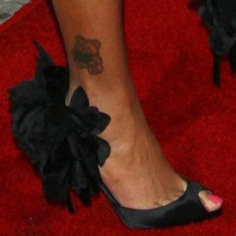 Keyshia Coles Teddy Bear Ankle Tattoo Steal Her Style