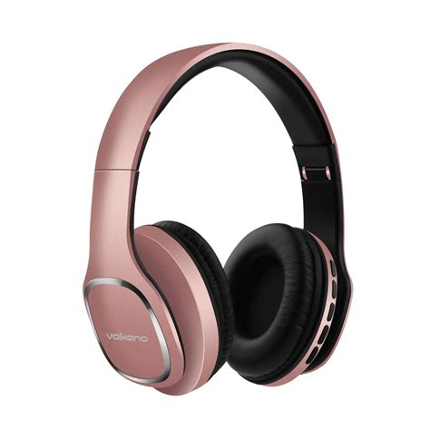 volkano wireless bluetooth headphones phonic series rose gold shop today get it tomorrow