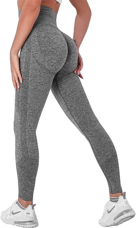 durofit scrunch ruched butt yoga pants tummy control workout gym leggings sports running tights