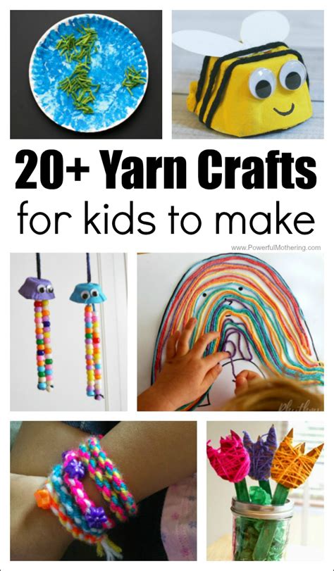 20 Absolutely Fantastic Easy Yarn Crafts For Kids To Make
