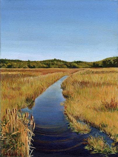Marsh Great Meadows 14 X 11 Louise Arnold Artist