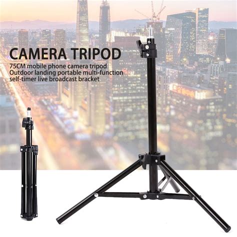 75cm Hot Professional Camera Phone Tripod Metal Mount Multifunction