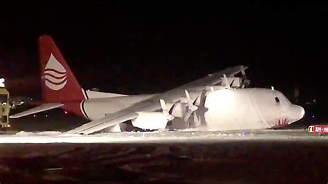 A C 130 Hercules Transport Crash Landed At Santa Barbara Airport Updated