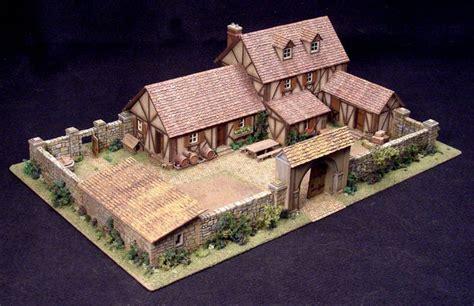 The Guild View Topic Half Timber House 20mm Vignette 01 Medieval