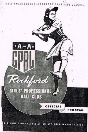 Vintage Rockford Peaches Program A Glimpse Into Baseball History