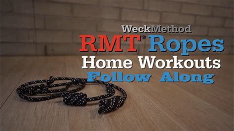 Rmt® Rope Home Workouts Follow Along Full Body Rope Workout