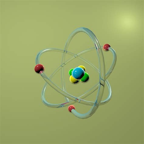 Atom Rutherford 3d Model Atom Model Project Molecule Model Atom