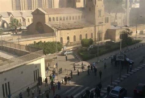 Cairo Tens Killed Or Injured In Explosion Close To Coptic Cathedral