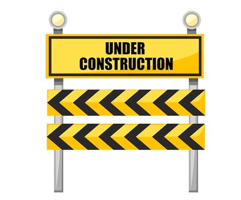 Premium Vector Under Construction Sign