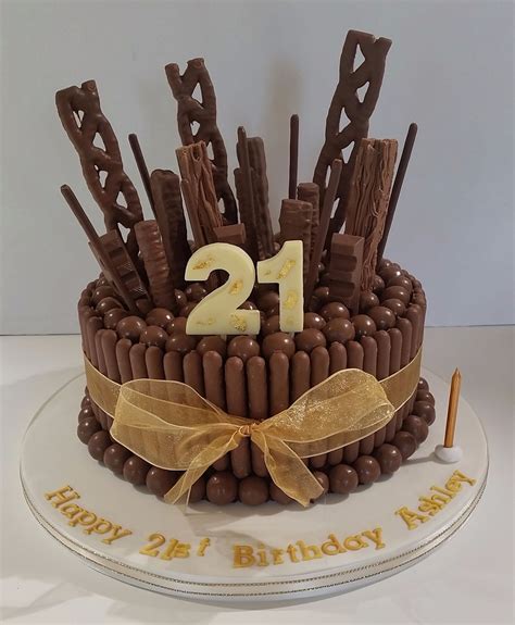 Boys 18th and 21st cake 32 stars. chocolate cakes