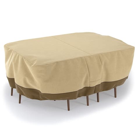 Outdoor Premium Waterproof Furniture Rectangular Patio Set Table Chair