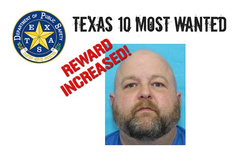 Texas Dps Increases Reward To 8500 Texas Most Wanted