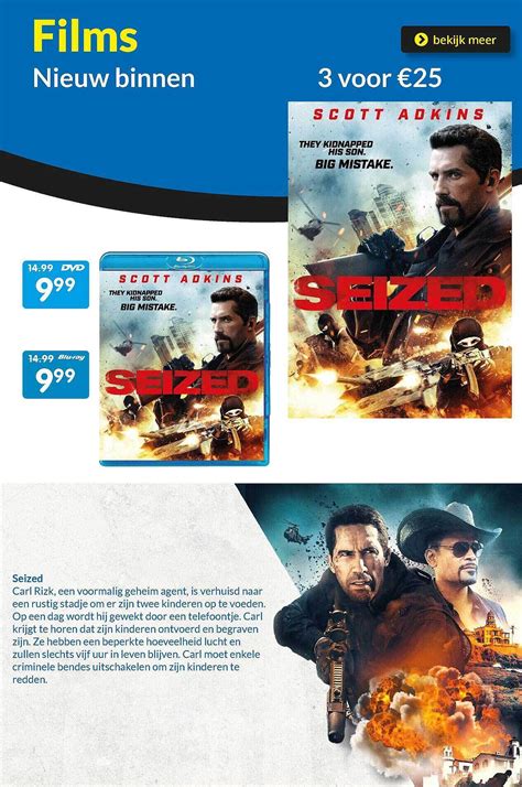 Seized Dvd Of Blu Ray Aanbieding Bij Boekenvoordeel