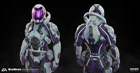 Christopher Cao Mass Effect Andromeda Heleus Armor Set