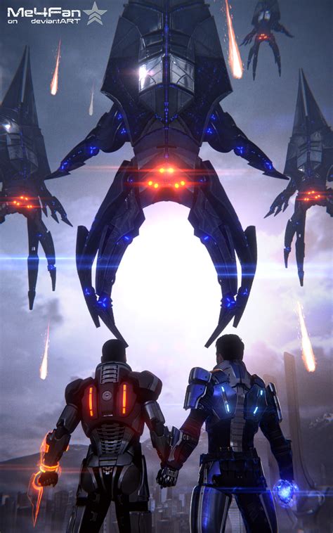 Standing Together By Me4fan Mass Effect Kaidan Mass