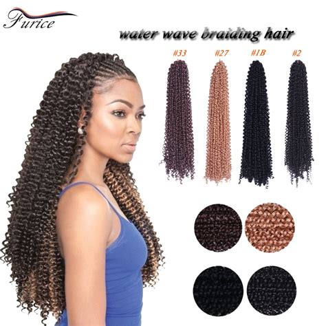 18 Inch 90gpack Marley Twist Hair Crochet Braiding Long Water Wave Wigs Hair Cheap Kinky Curly
