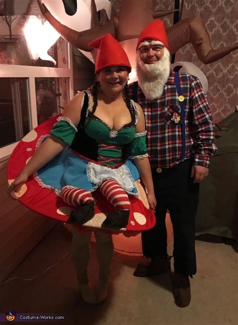 Gnome Couple Halloween Costume Coolest Diy Costumes