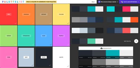 Best Free Color Palette Generator Ready To Use Or Generate Your