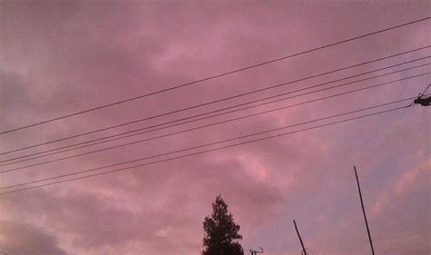 Purple Sky At Night