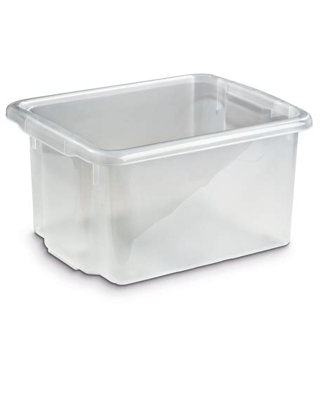 Kebasort Förvaringsbox 23 Liter Transparent Storage Boxes Products