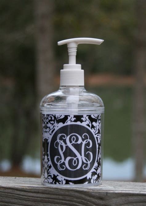 We are looking to buy foam pumps to fit on our soap dispensers initial purchase: Monogrammed Soap Dispenser (With images) | Soap dispenser ...