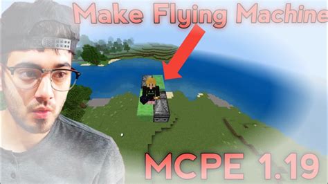 How To Make Flying Machine In Mcpe 119 Youtube