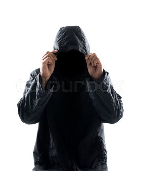 Mysterious Man With Hidden Face In A Stock Image Colourbox