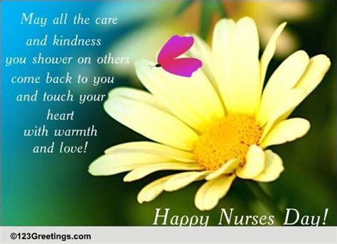 Nurses Day Warm Wish Free Nurses Day Ecards Greeting Cards 123