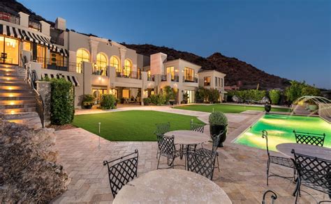 22 Million Newly Built Mansion In Paradise Valley Arizona With 20 Car