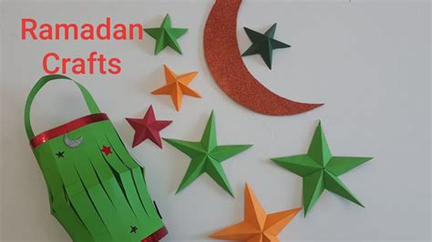 Ramadan Crafts L Ramadan Lantern Craft L Diy Ramadan Decorations Youtube