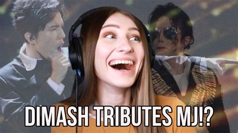 Dimash Sings Tribute To Michael Jackson Reaction Youtube