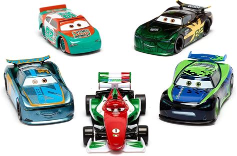 Disney Store Pixar Cars 5pce Pullback Die Cast Cars Set Pixar Cars