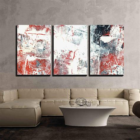 Wall26 3 Piece Canvas Wall Art Abstract Watercolor Hand Painted By Me