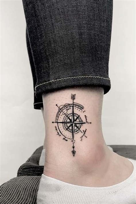 wanderlust inked compass tattoo inspirations for travel enthusiasts feminine compass tattoo