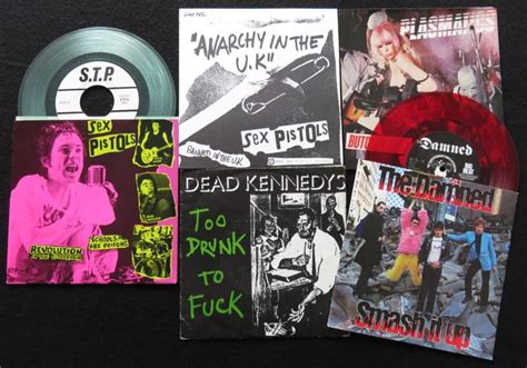 Punk Great Lot Of 5x 7inch Singles Including 2x Coloured Catawiki