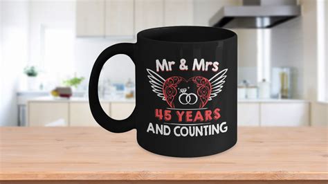 Why get separate gifts when you can just buy one? Best 45th Wedding Anniversary Gifts For Couple. Funny Mugs ...