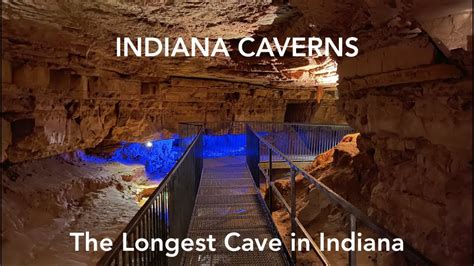 Indiana Caverns The Longest Cave In Indiana Corydon Indiana Youtube