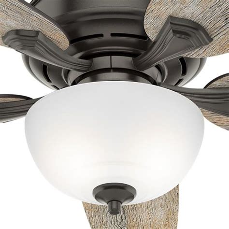 Hunter Channing 54 In Led Indoor Easy Install Noble Bronze Ceiling Fan