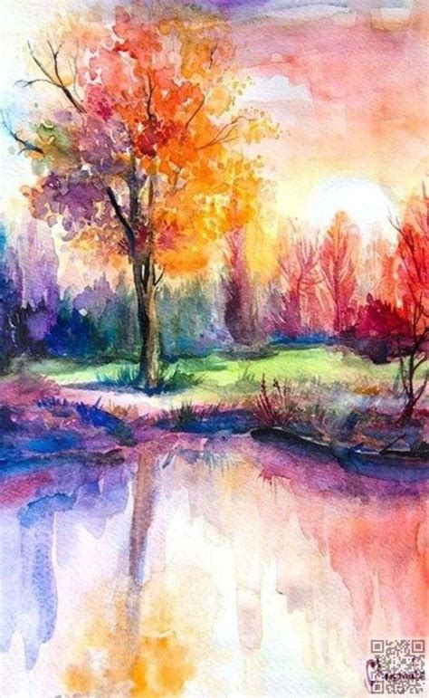 Abstract Watercolor Painting For Beginners At
