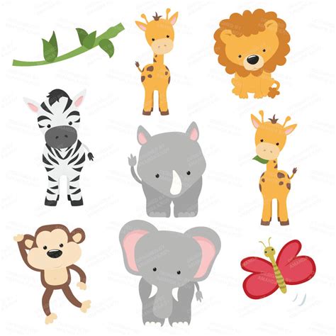 Safari Animals Clip Art And Look At Clip Art Images