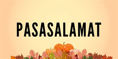 Pasasalamat Tagalog English Dictionary Online