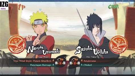 Naruto Shippuden Ultimate Ninja Storm 4 Naruto Sage Mode Vs Sasuke