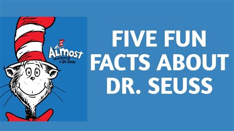 Fun Facts About Dr Seuss Facts About Dr Seuss Fun Facts Facts Gambaran